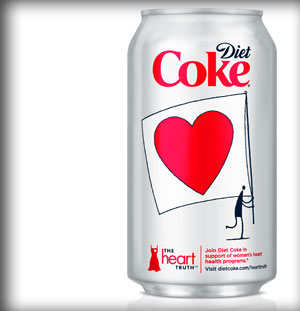 coca cola heart