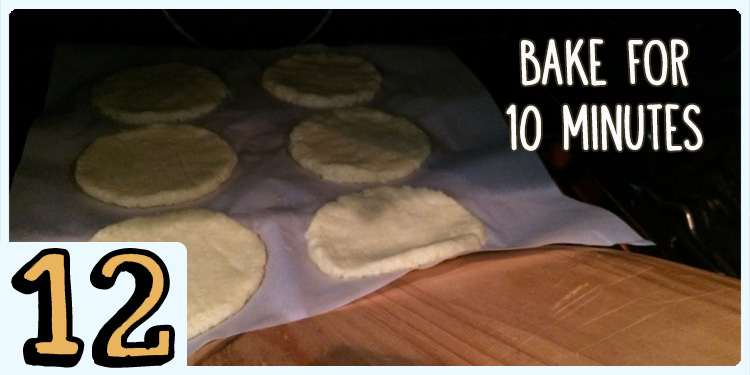 Bake for 10 minutes
